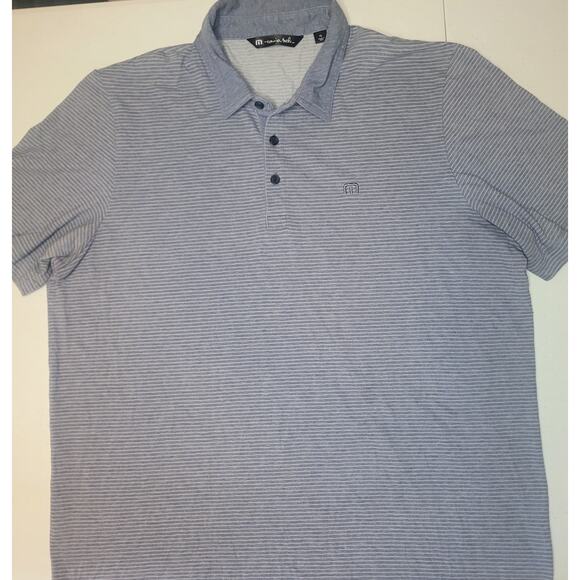 Travis Mathew Mens XL Polo Shirts Lot Of 3 Golf Casual Striped Short Sleeve - Picture 2 of 16